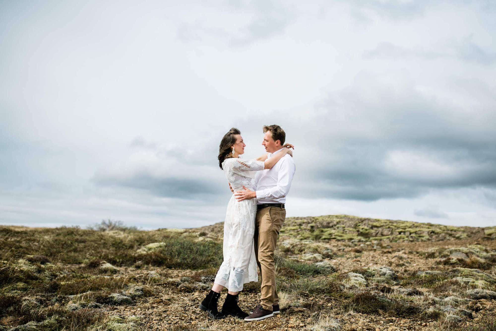 This fun and romantic Iceland Adventure Elopement shoot in Borgarnes was the perfect introduction to Iceland for this adventerous couple!