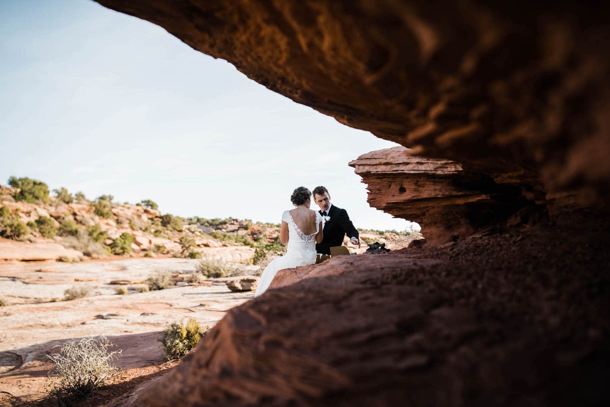 This classy Arches National Park Wedding is an elopement for the ages. Full of dancing, cake, and sweet romantic dancing, you have to check this one out.