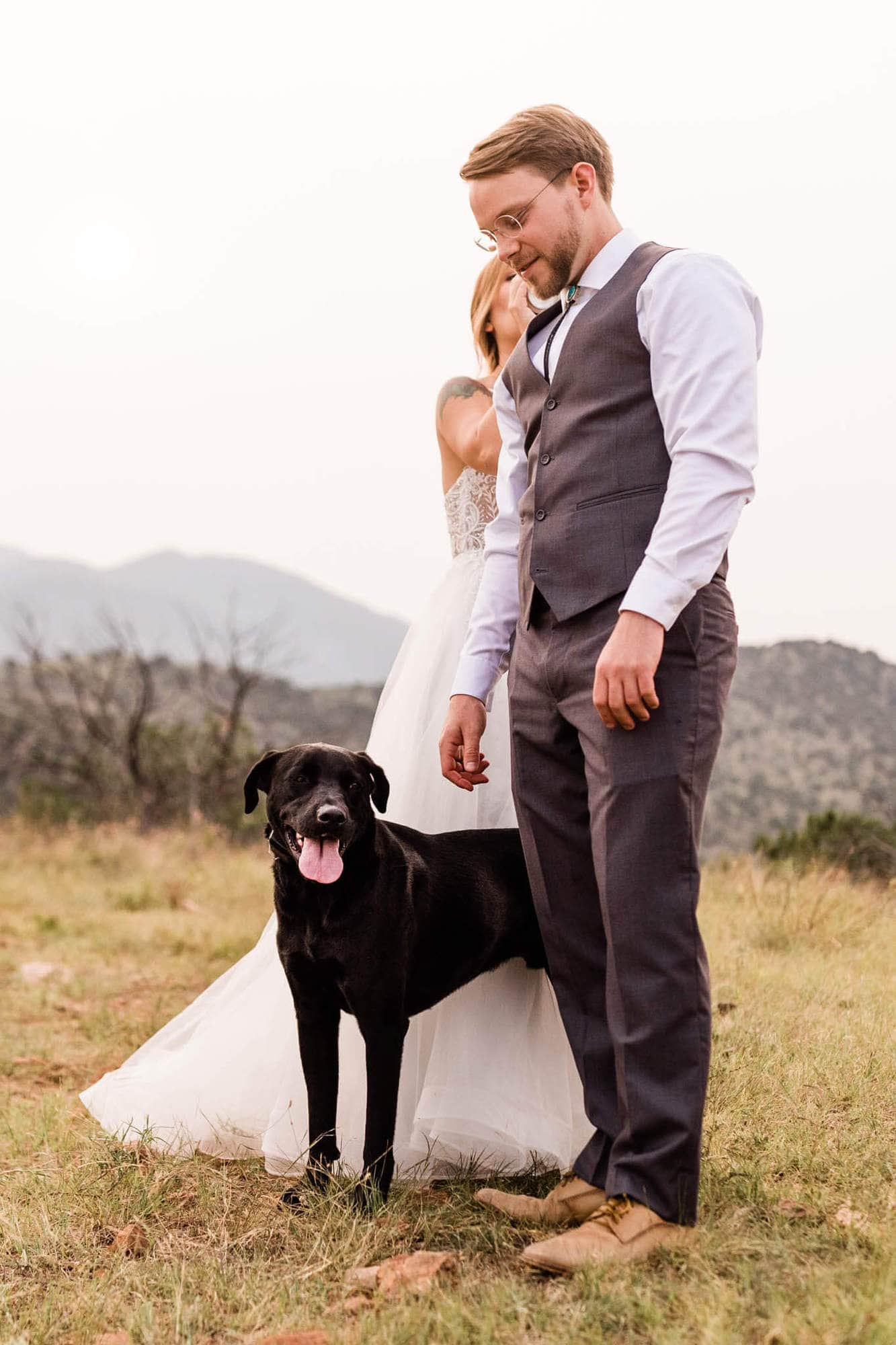 This dog friendly hiking elopement in Southern Arizona uses the Arizona Trail as a perfect back drop for this chill and emotional elopement. 