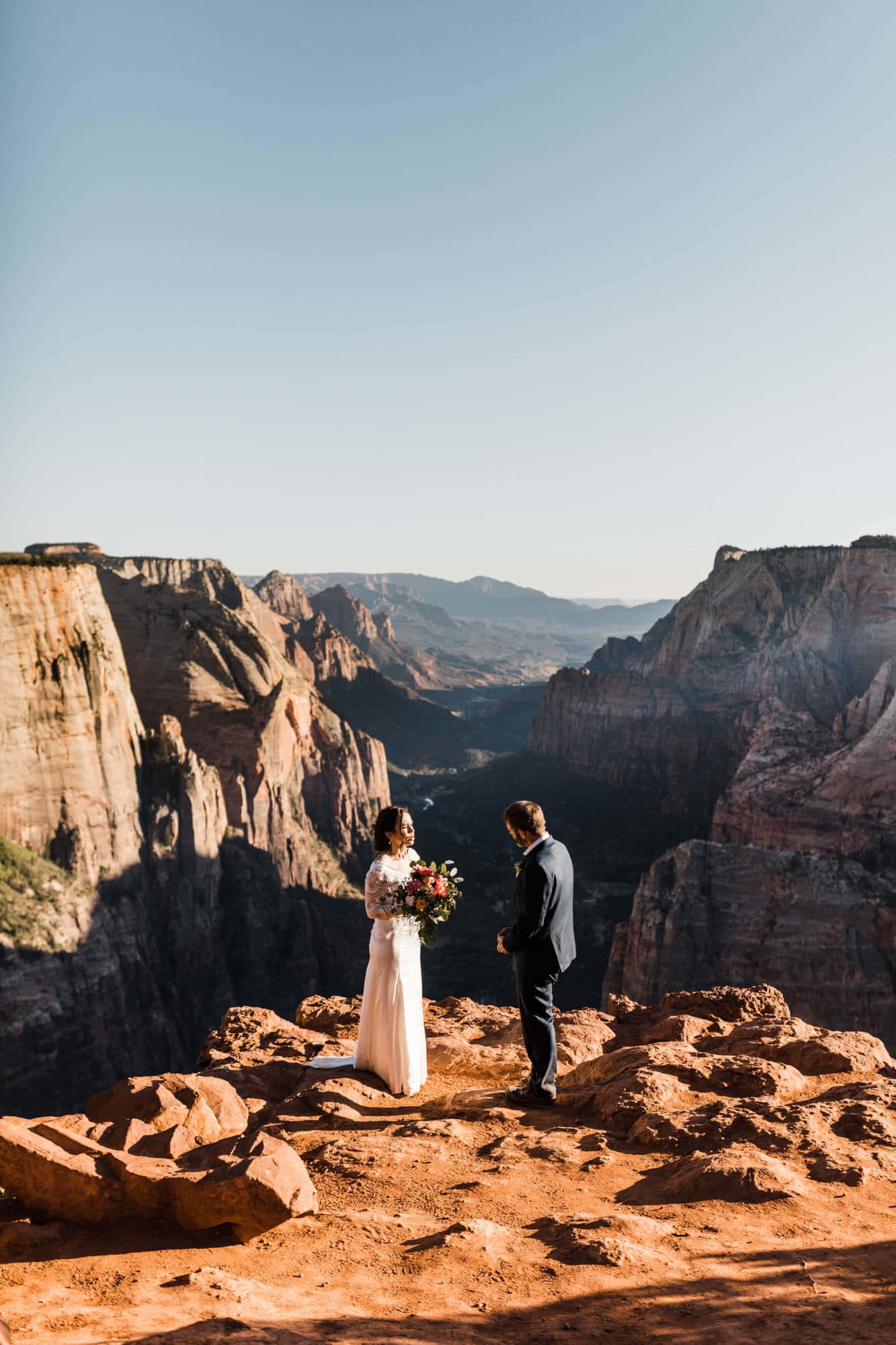 This Zion National Park elopement has it all; plot twists, off-roading, slot canyons, and an absolutely killer view. You don't want to miss it!