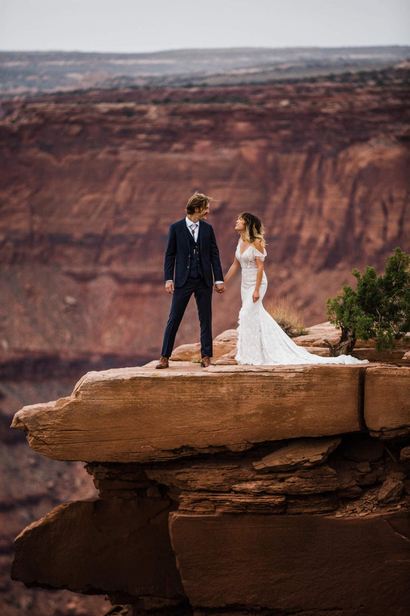 A wedding of off-road locations, campsite celebrations, and rock climbing adventures, this adventure wedding in Moab is one for the ages.