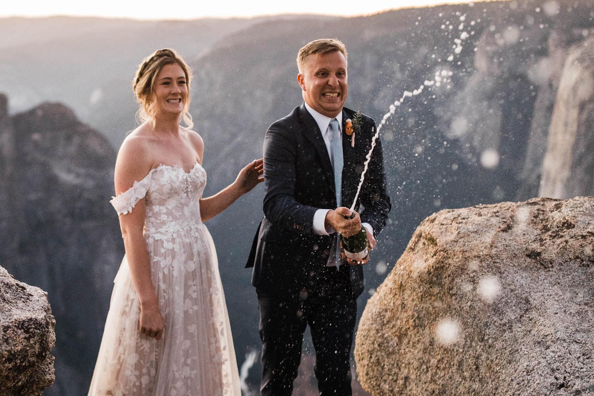 Having a Yosemite wedding is a total dream. This couple adventured around the park in epic fashion and is not to be missed. 