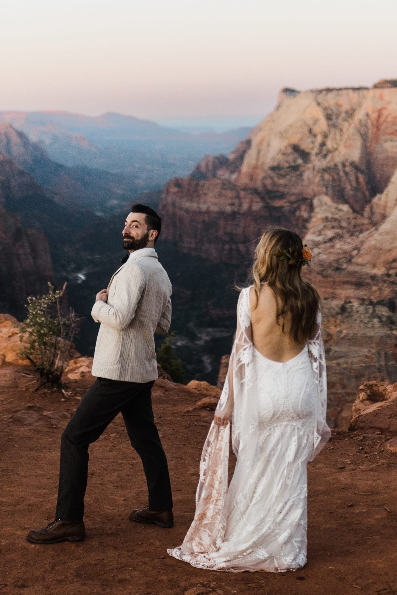 K + B wanted a true adventure wedding- compete with photos under the Milky Way, two intense hikes, and a bouquet dreams are made of. This one isn't to be missed.