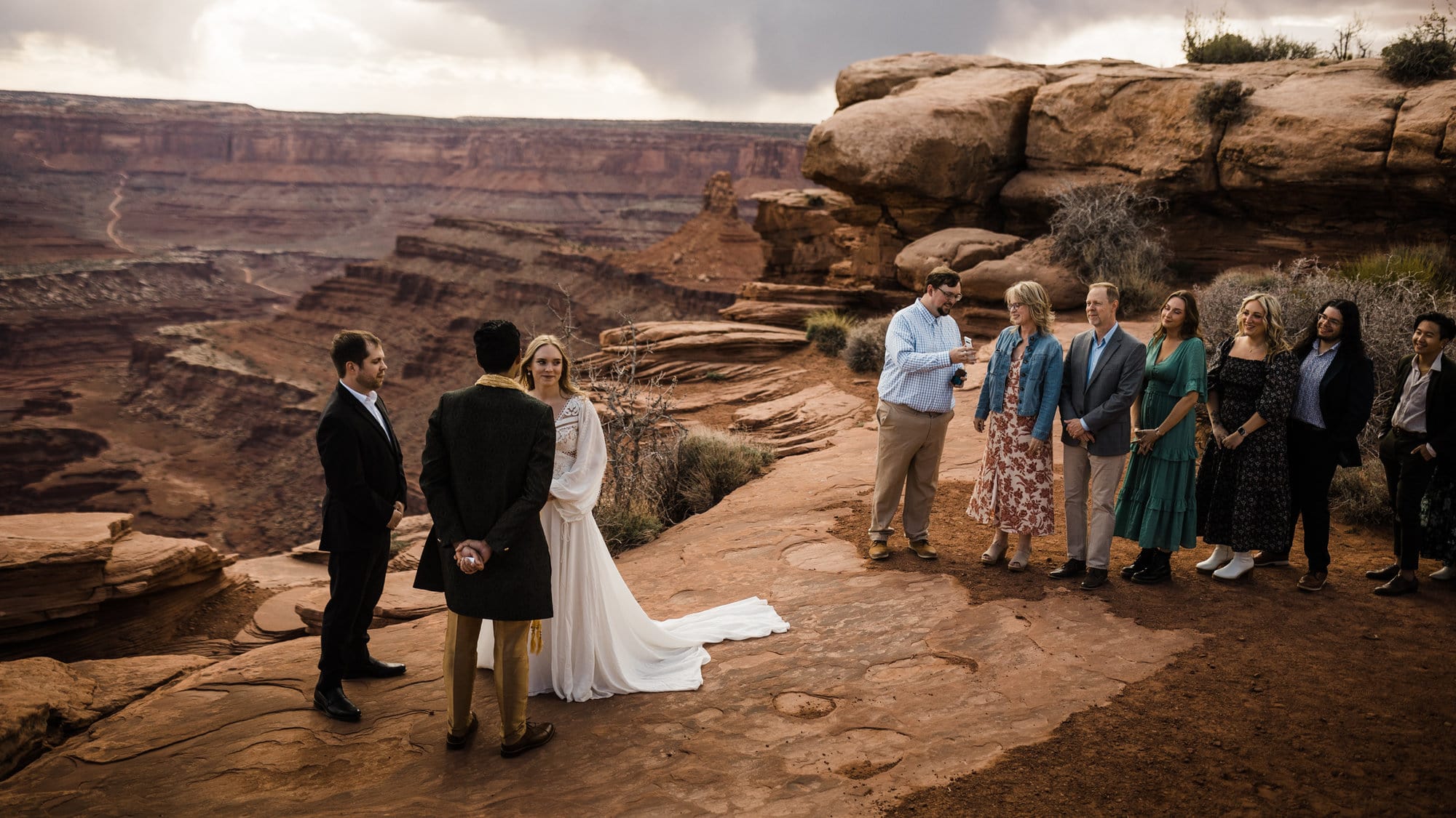 This Dead Horse Point wedding was truly epic with one of the best sunsets I've seen. Plus couple style goals? You have to check this one out.