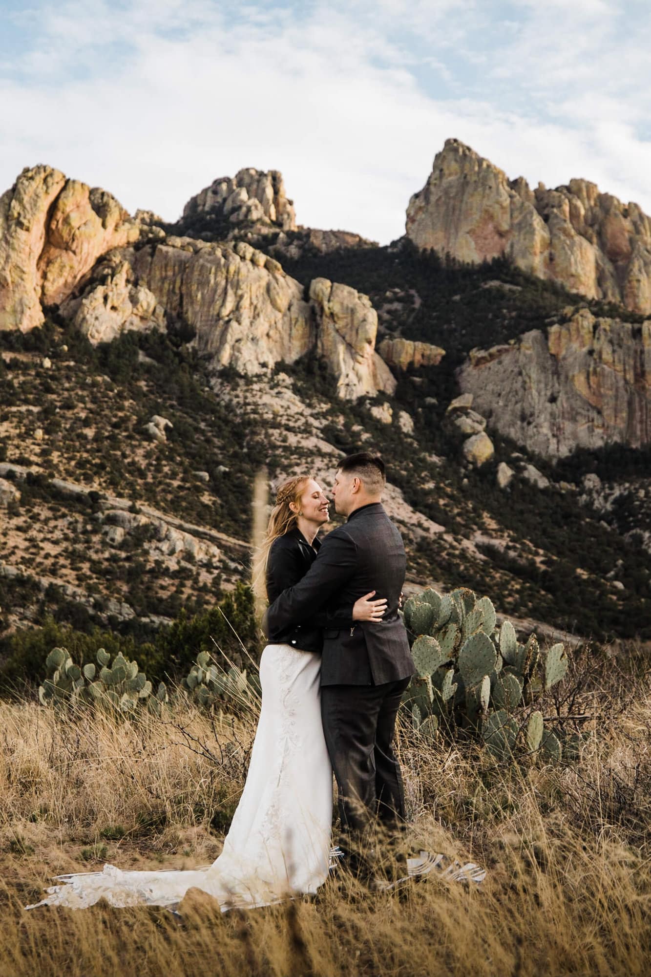 This sweet camping wedding in Eastern Arizona was a wedding exactly the way this couple wanted- simple, beautiful, and relaxed. See their whole story here. 